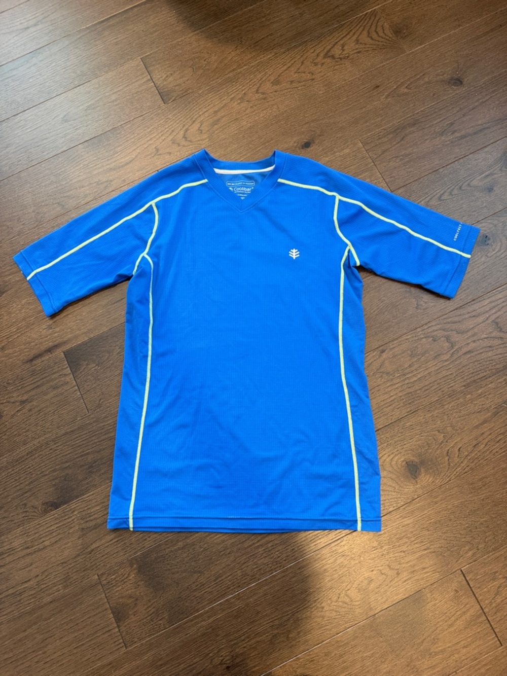 Coolibar Sun Protection T-Shirt in Blue Size Small - C38-020